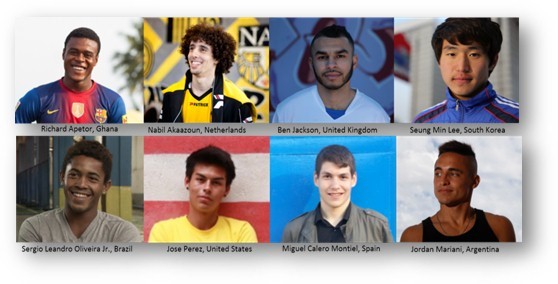 Los ocho jugadores que competirán con “Every Street United”