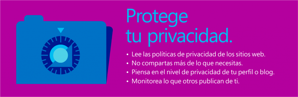 Recuadro - Protege tu privacidad