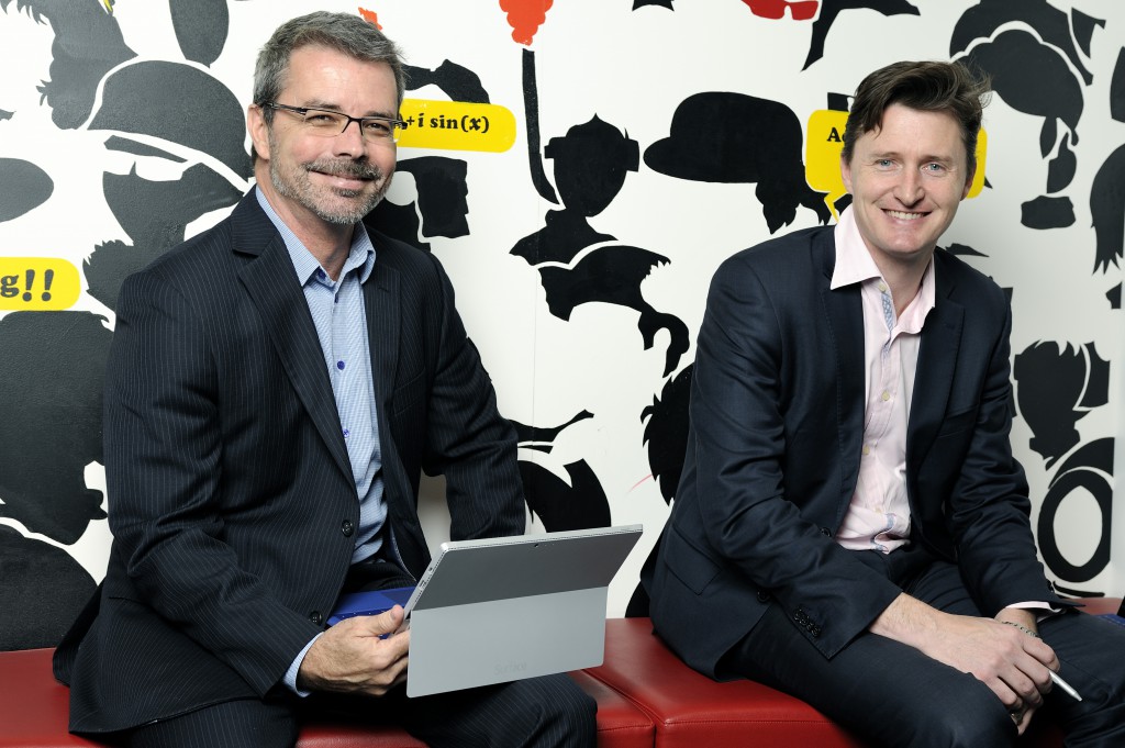 (L-R) Andrew Smith, CEO, 3P Learning, Tim Power, Managing Director, 3P Learning &