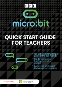 Teachers will learn how to use the BBC micro:bit