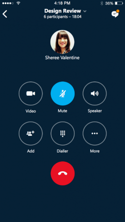 Skype для бизнеса доступен на iOS