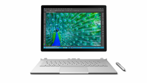 Beim Surface Book handelt es sich um ein edles Notebook und Tablet in einem. © Microsoft