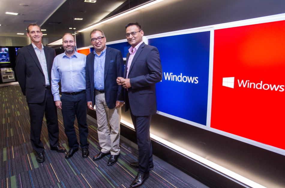 (L-R) Don Carlson, education lead, Microsoft Asia Pacific; Dr Mehool Sanghrajka, CEO of Learning Possibilities; Lars Jeppesen, CEO and founder of Tech One Global; and Vivek Puthucode, general manager, Public Sector, Microsoft Asia Pacific 