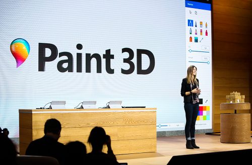Microsoft宣布透過Windows 10 Creators Update帶來Paint 3-D。