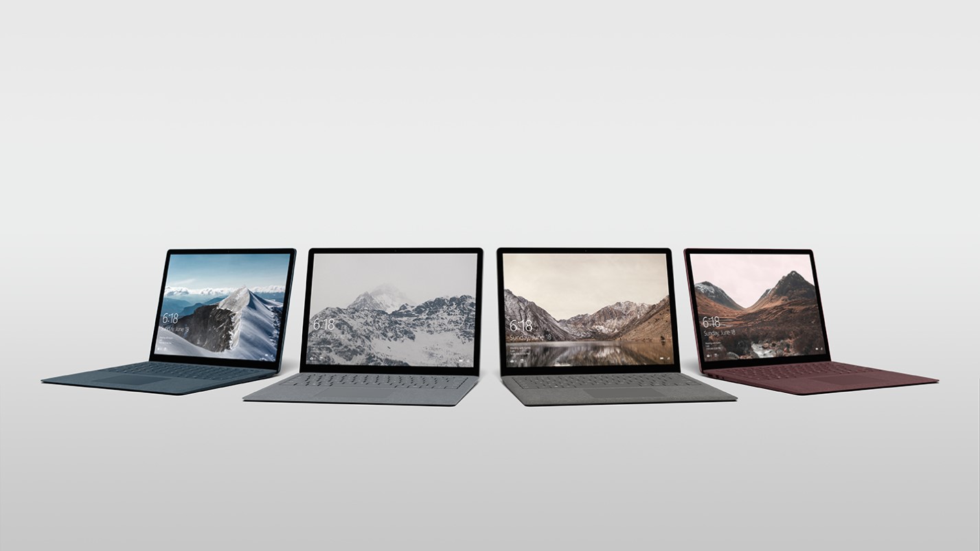 novo Windows 10 S e Surface Laptop