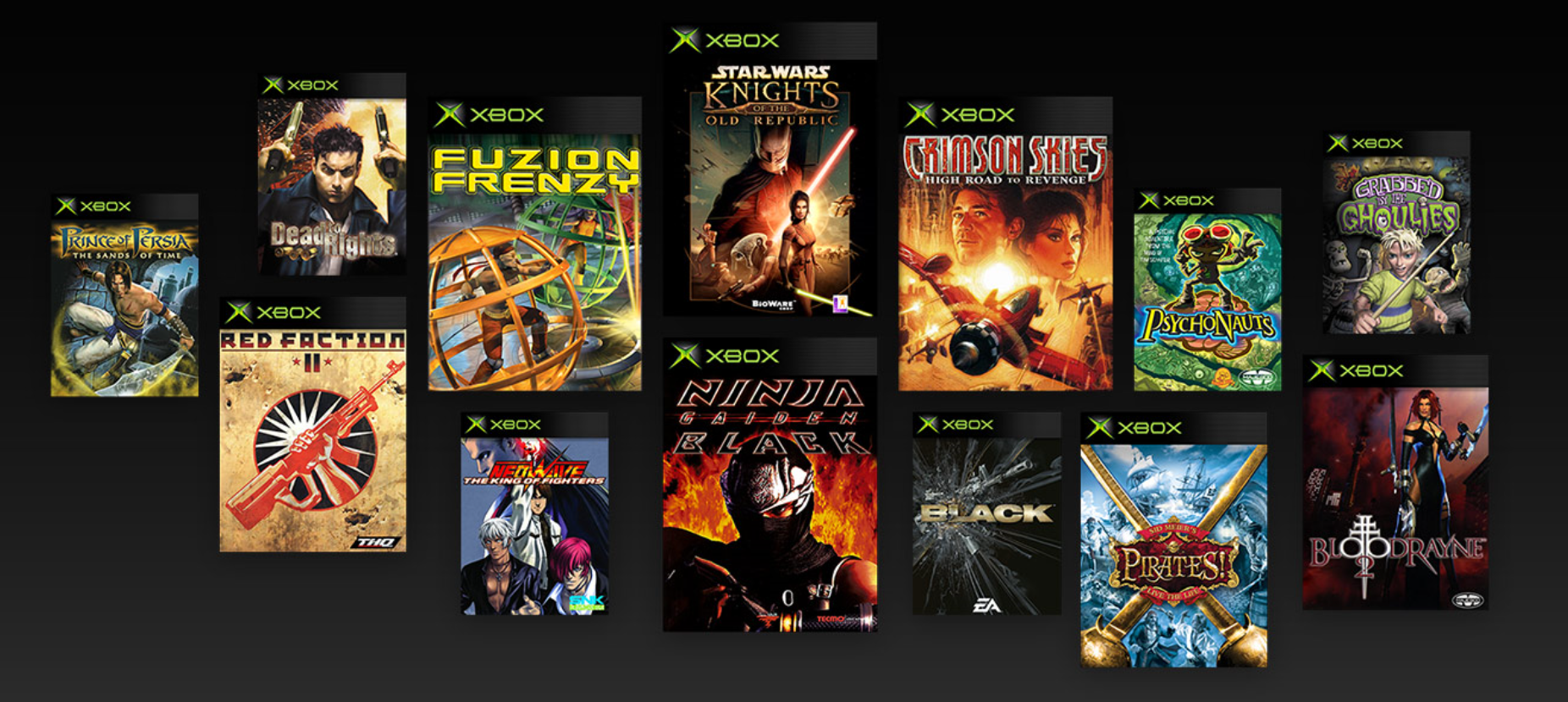 Original Xbox games in the Backward Compatibility programme