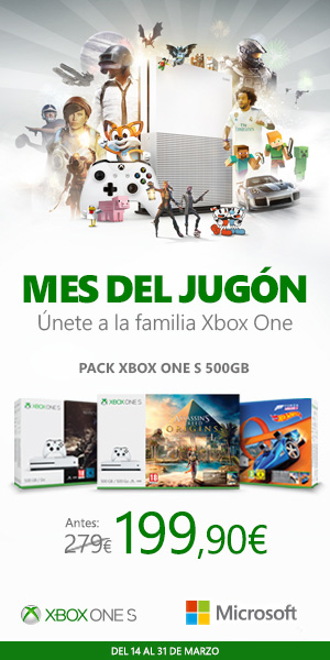 Xbox One S a 199€ en el mes del jugón 2018