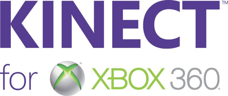A logo for Kinect for Xbox 360.