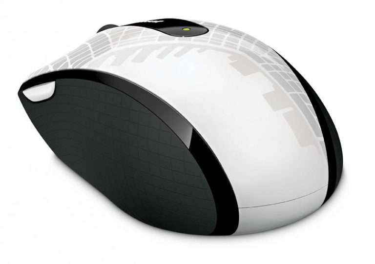 Back View: Wireless Mobile Mouse 4000 Channel Wide Collection