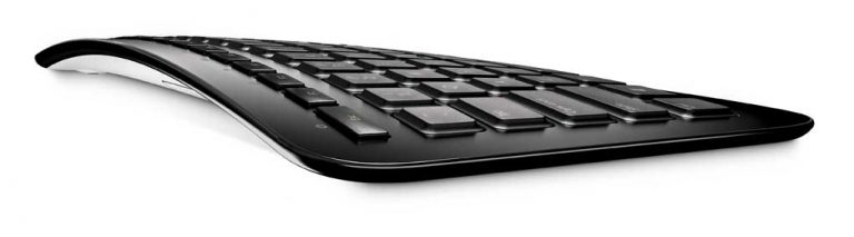 Microsoft Arc Keyboard – Profile View