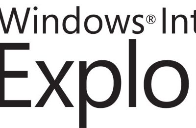 A horizontal logo of Windows Internet Explorer 9.