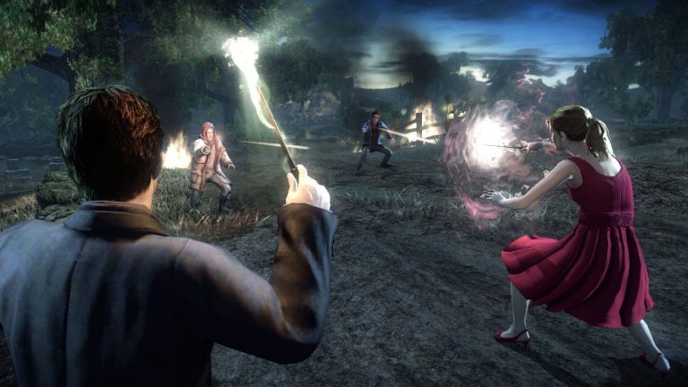 A screenshot from Harry Potter and the Deathly Hallows – Part 1 The Videogame, a new game for XBOX 360.