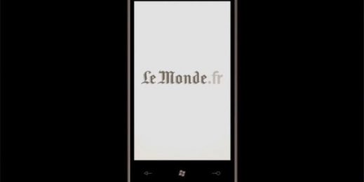Le Monde for Windows Phone 7
