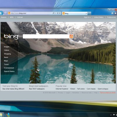 Internet Explorer 9 lets your websites shine by putting the focus on the site, not the browser.