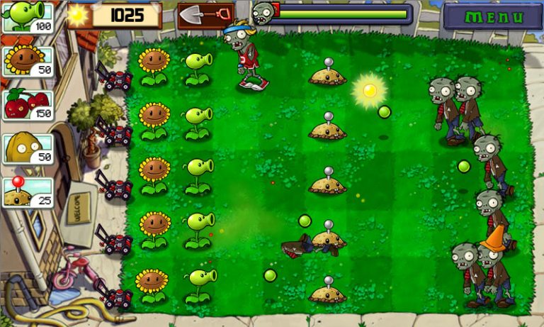 A game that requires to you think fast and strategically use your limited supply of greens and seeds as you ward off zombies and overcome obstacles of a setting sun, creeping fog and a swimming pool. “Plants vs. Zombies” offers five game modes and hours of fun. Coming soon.