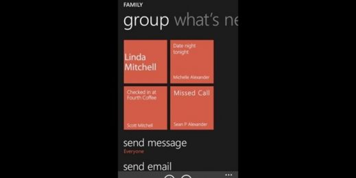 Groups in Windows Phone