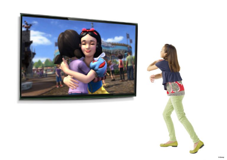 With Kinect Disneyland Adventures, share magical moments with your favorite Disney characters — hug a princess, high-five Mickey Mouse, collect autographs and accept quests.