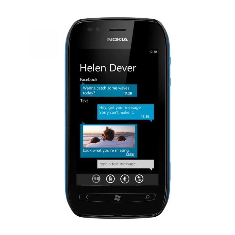 With the Nokia Lumia 710, consumers around the world can take advantage of the Windows Phone 7.5 threads feature, which lets people see all of their exchanges with a contact in one place, including phone calls, text, instant messages and Facebook messages.