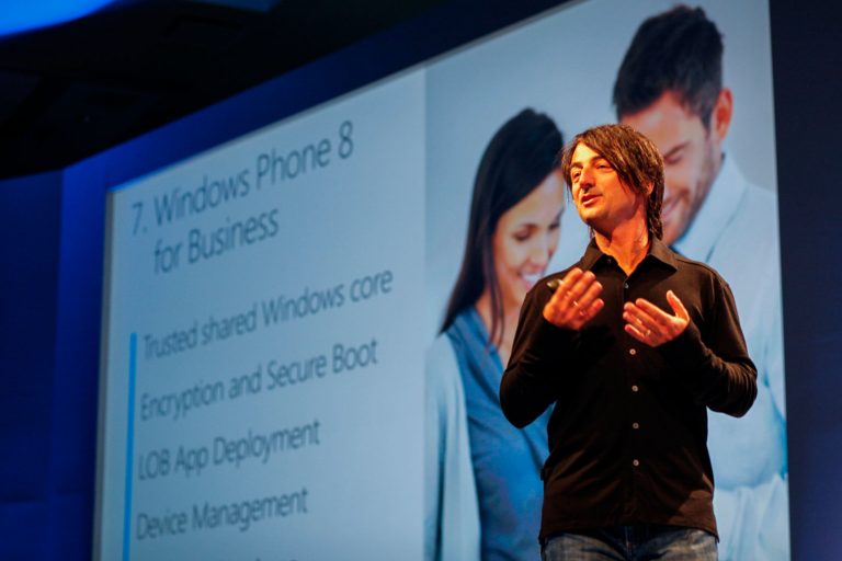 Joe Belfiore, corporate vice president, Windows Phone Program Management, talks about Windows Phone 8 for business.