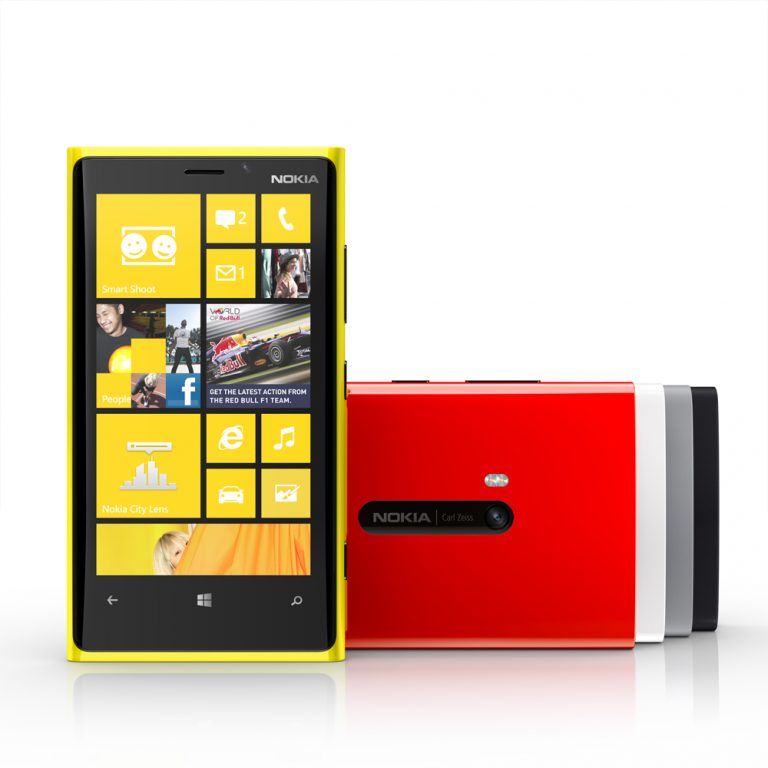 The Nokia Lumia 920 will come in yellow, red, white, grey and black. It offers Nokia PureView, which makes it possible take high-quality photos and videos at home, in restaurants and even at night.