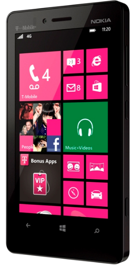 The Nokia Lumia 810, an exclusive T-Mobile device, featuring a 4.3-inch OLED WVGA Clear Black display, offers high-end performance in a compact package. And with an 8-megapixel camera engineered with Carl Zeiss optics, the Lumia 810 takes crisper and sharper pictures, bringing memories to life. T-Mobile will also offer exchangeable shells in cyan and black, which will allow the device to take advantage of Nokia’s convenient and innovative wireless charging solution.