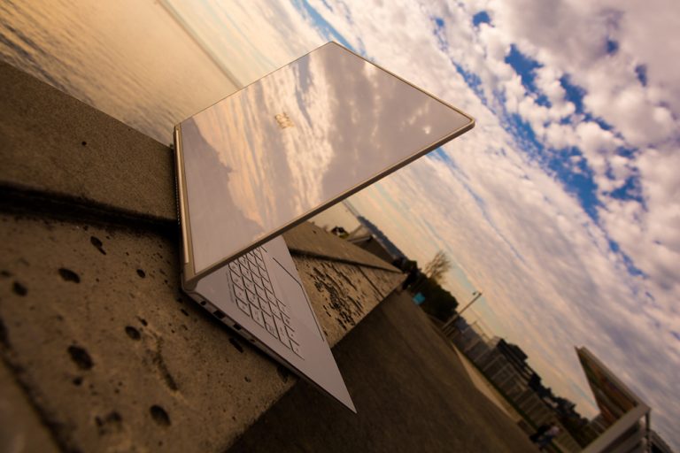 The Acer Aspire S7-391's thin and light profile make it a great option for taking in the sights of Seattle.
