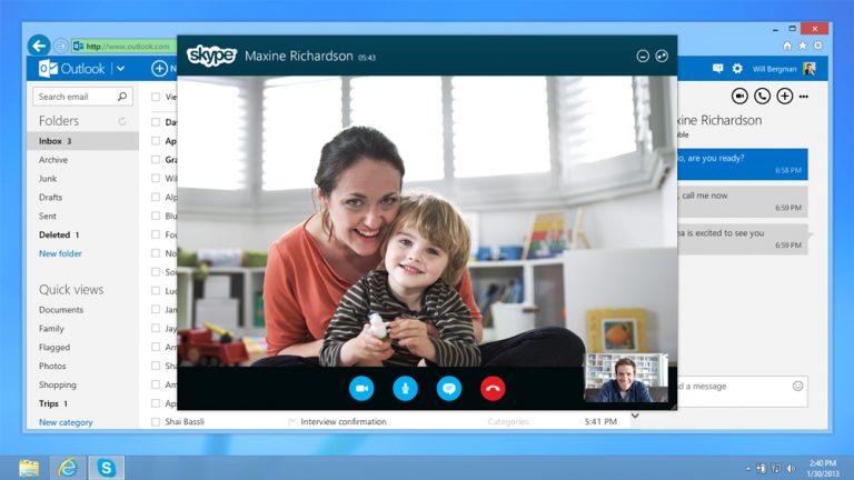 With the preview version of Skype for Outlook.com, the magic of Skype video is now in your inbox.
