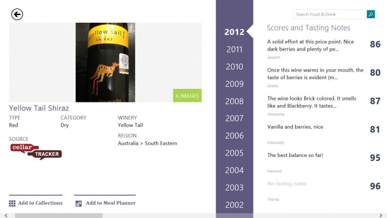 Find the perfect wine by comparing 130,000+ bottles