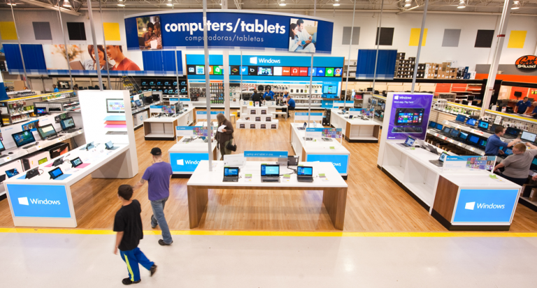 Microsoft and Best Buy announce The Windows Store only at Best Buy. Coming to 600 Best Buy stores in North America this summer.