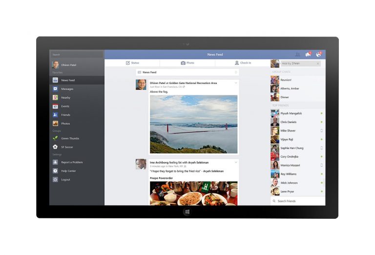 The Facebook app for Windows 8.1 is now available and takes advantage of unique Windows 8.1 features such as the ability to snap your News Feed or Messages next to another app for multitasking and support for live tiles so you can stay up to date with new messages and what your friends are doing.