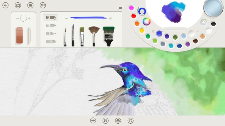 Fresh Paint is a fun and easy-to-use painting app that comes with Windows. The new version of Fresh Paint on Windows 8.1 will bring new realistic mediums and tools, easier navigation, and improved integration with Windows 8.1.