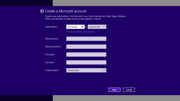 Setting up your Microsoft account is free and fast, and it connects your device to the full range of Windows apps and services. Set it up immediately to make the most of Windows from the start.