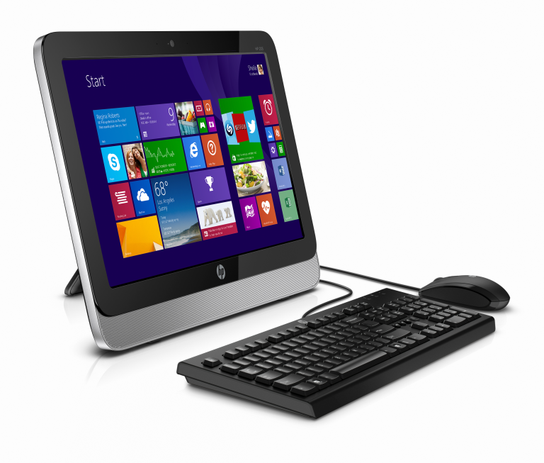 The HP 205 features an 18.5-inch HD display and starts at a very compelling price of $499 in the U.S. It features a sleek design and thin profile, making it an excellent addition to a desk or workspace. It is powered by Windows 8.1 and AMD E-Series dual-core processors.