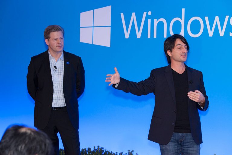 Joe Belfiore and Nick Parker share updates on Windows and Windows Phone at Mobile World Congress in Barcelona