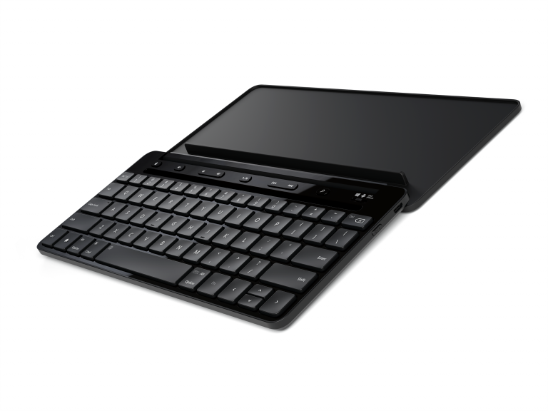 With the Microsoft Universal Mobile Keyboard, getting stuff done while you're on the go has never been easier. Power through emails; put together a proposal or instant message with a friend. It doesn't matter if you're on your tablet or your smartphone, the Universal Mobile Keyboard was designed to work with iPad, iPhone, Android devices and Windows tablets.