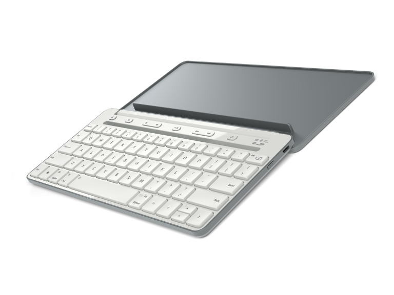 With the Microsoft Universal Mobile Keyboard, getting stuff done while you're on the go has never been easier. Power through emails; put together a proposal or instant message with a friend. It doesn't matter if you're on your tablet or your smartphone, the Universal Mobile Keyboard was designed to work with iPad, iPhone, Android devices and Windows tablets.