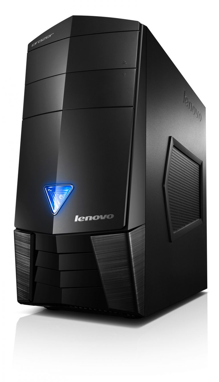 Gamers will delight in the Lenovo ERAZER X310, which was announced at IFA 2014 in Berlin. It has front LED lighting and a body intended to mirror a knight’s armor.