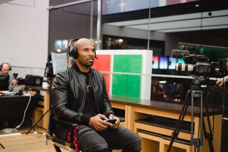 New York Jet Matt Forte, played Madden NFL 17 at the flagship Microsoft Store in New York City on Nov. 1, 2016 for charity.