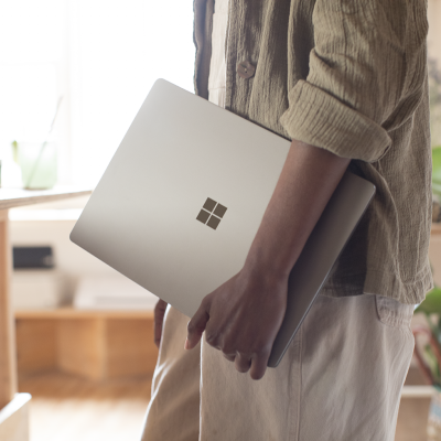 Designed to fit your personal style, Surface Laptop is meticulously crafted to balance performance and portability with premium design and materials