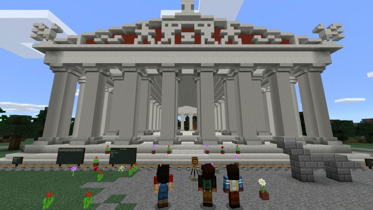 With Code Builder, each student can use their own Agent to collaborate on builds like the Parthenon.