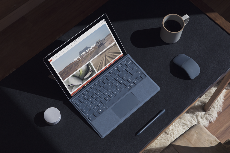 Surface Pro Core i5 and i7 SKUs are lighter, with the same thin iconic design. The core m3 and i5 models are fanless. This required amazing engineering innovations to ensure we delivered a device with the right thermals that can still deliver on power.