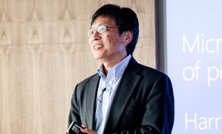 Executive Vice President Microsoft’s AI and Research GroupHarry Shum at AI event in London in July 2017