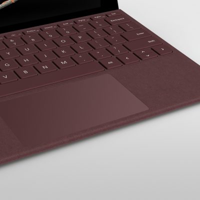 Surface Go keyboard in red