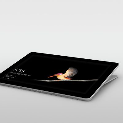Surface Go tablet with stylus