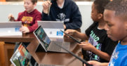 Microsoft Store offers free Summer Camps where students build a coding skills foundation with hands-on access to the Harry Potter Kano Coding kit.