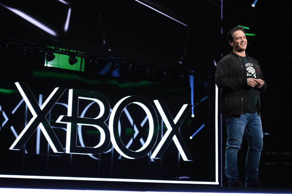 Phil Spencer, Head of Xbox, onstage at E3 2019