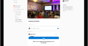 Contoso SharePoint Live Event in Yammer