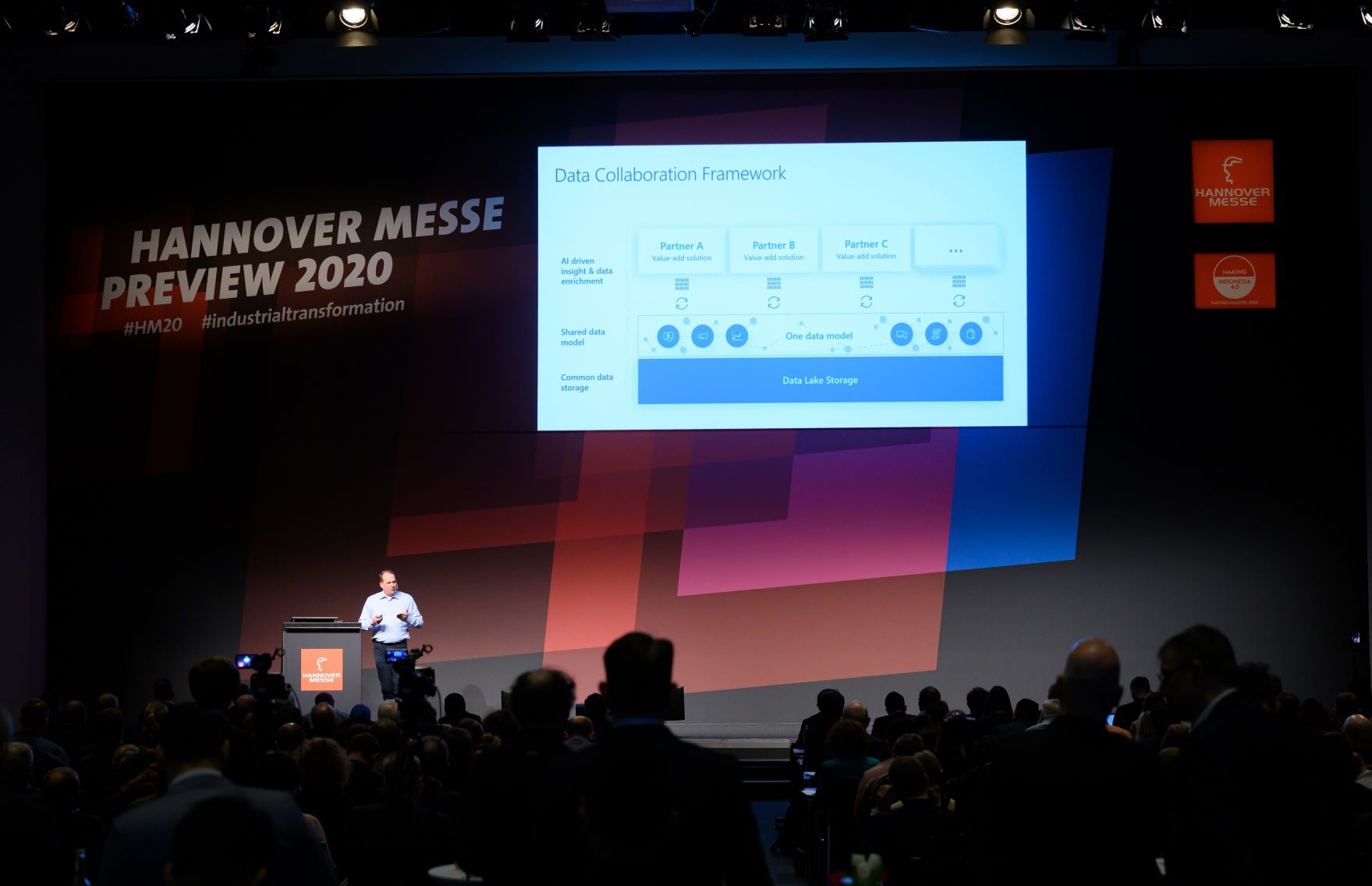 Christoph Berlin keynote at the 2020 Hannover Messe Preview