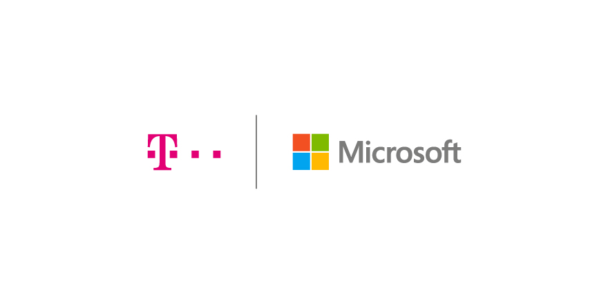 Deutsche Telekom and Microsoft logos