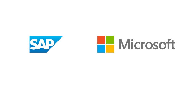 SAP and Microsoft logos